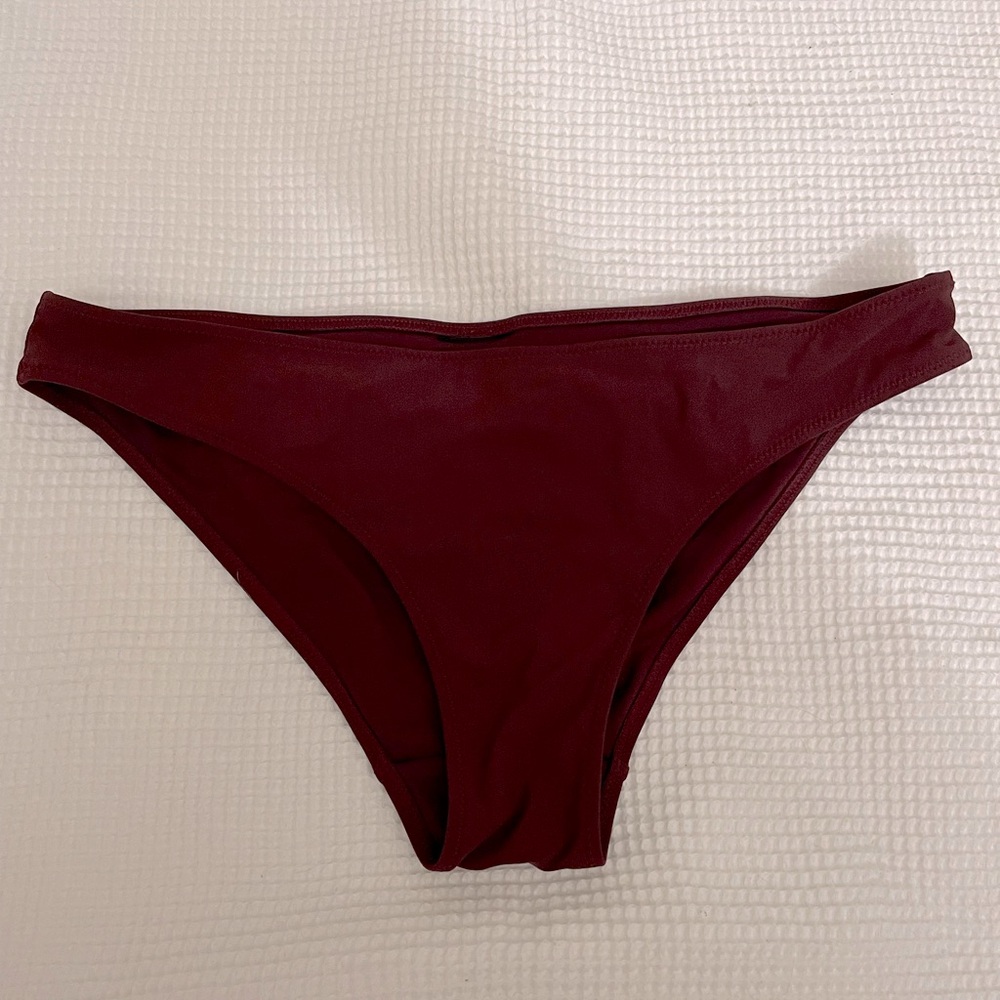 Burgundy Bikini Bottom